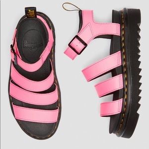 Dr. Martens BLAIRE HYDRO LEATHER GLADIATOR SANDALS